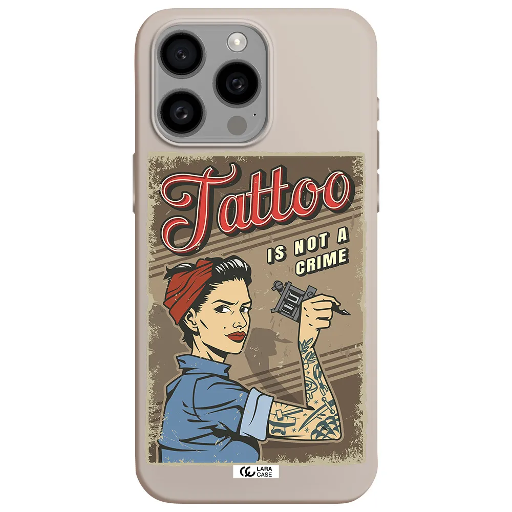 a woman with tattoo on her arm Apple Iphone 15 Pro max Silicone Stone Case