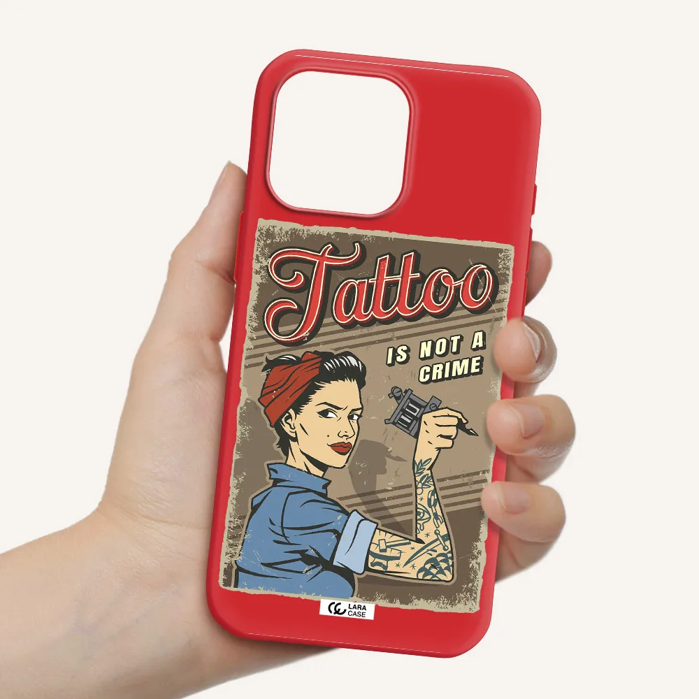 A Woman With Tattoo On Her Arm Apple Iphone 16 Pro Max Silicone Stone Case