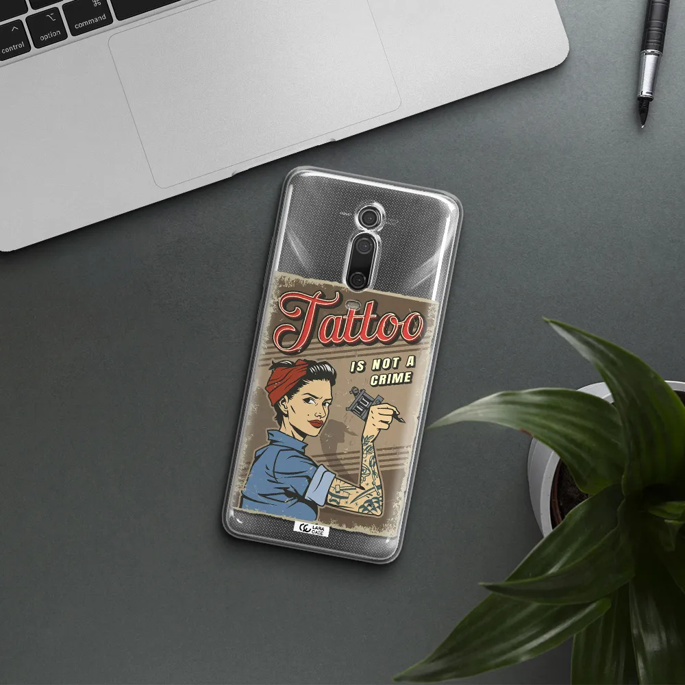 A Woman With Tattoo On Her Arm Xiaomi Redmi K20 Clear Tpu Case