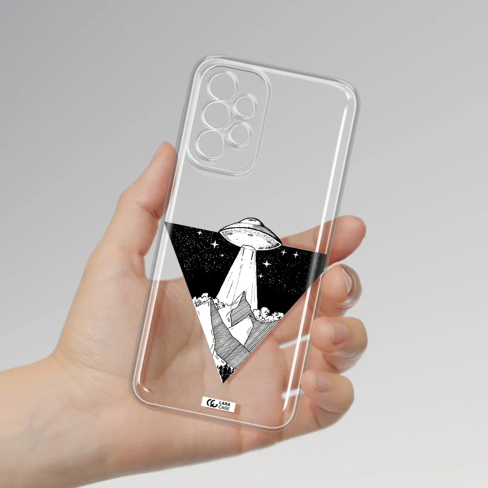 A Triangle With A Ufo In The Sky Samsung A23 5G Clear Tpu Case