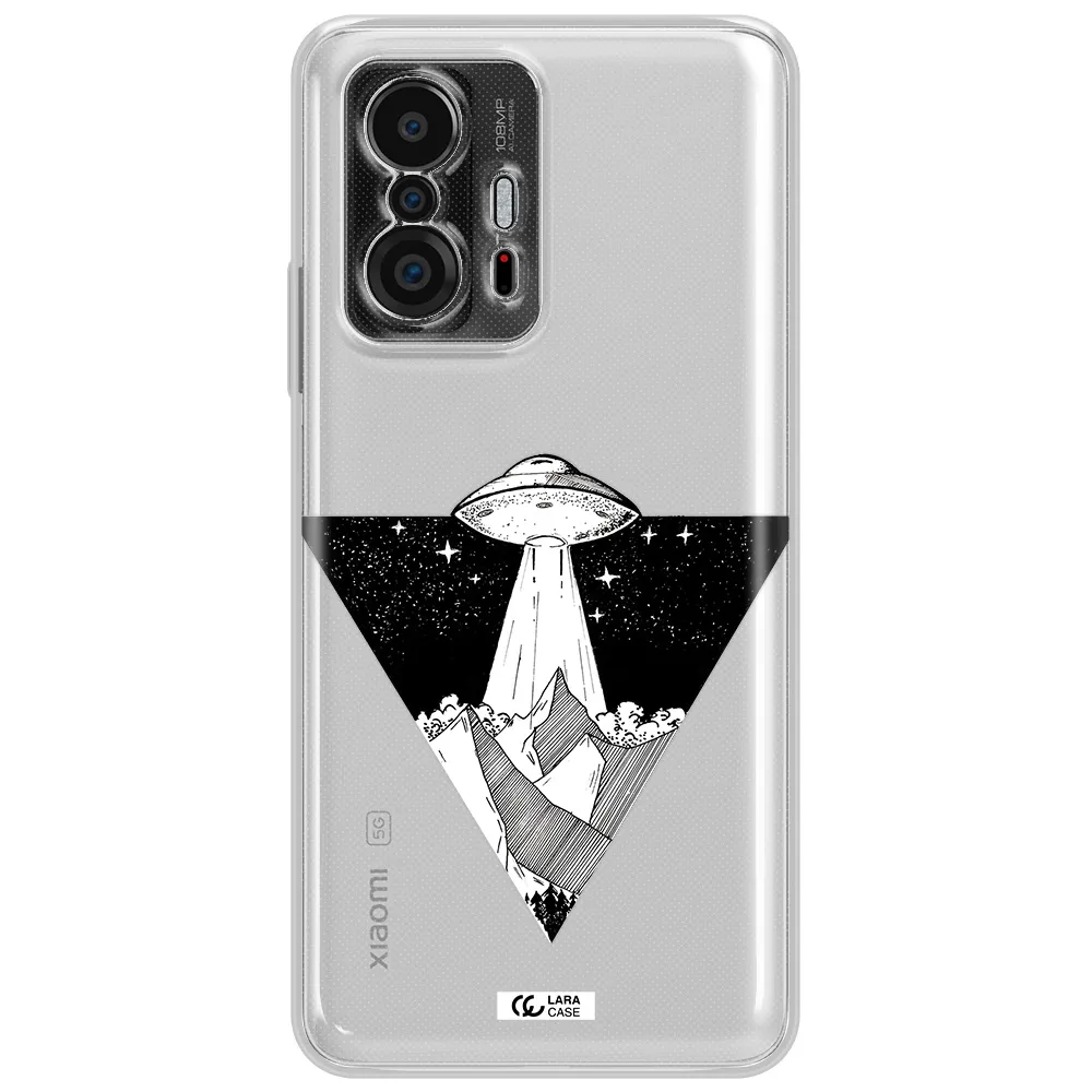 A Triangle With A Ufo In The Sky Xiaomi 11T Clear Tpu Case