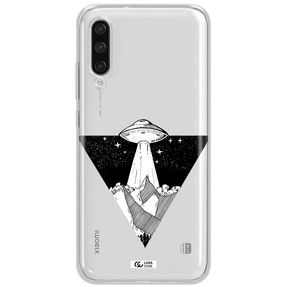 A Triangle With A Ufo In The Sky Xiaomi Mi A3 Clear Tpu Case