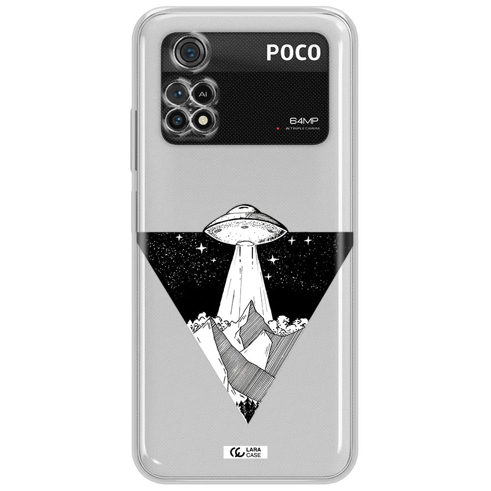 A Triangle With A Ufo In The Sky Xiaomi Poco M4 Pro 4G Clear Tpu Case