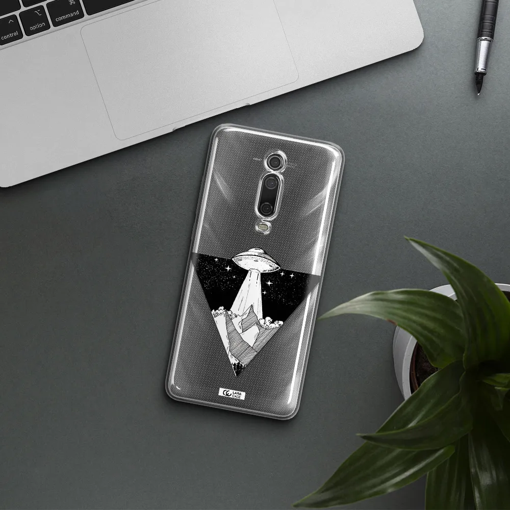A Triangle With A Ufo In The Sky Xiaomi Redmi K20 Clear Tpu Case
