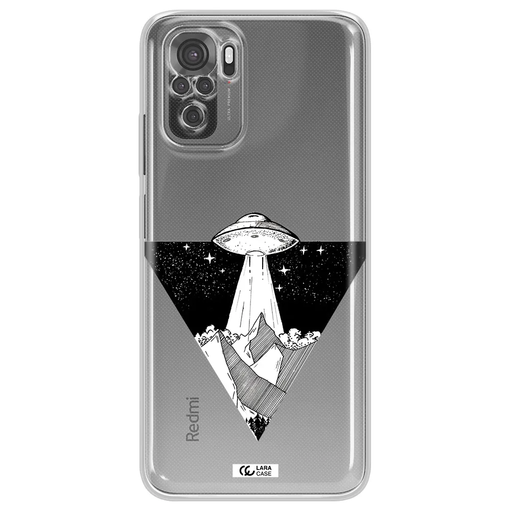 A Triangle With A Ufo In The Sky Xiaomi Redmi Note 10S Clear Tpu Case