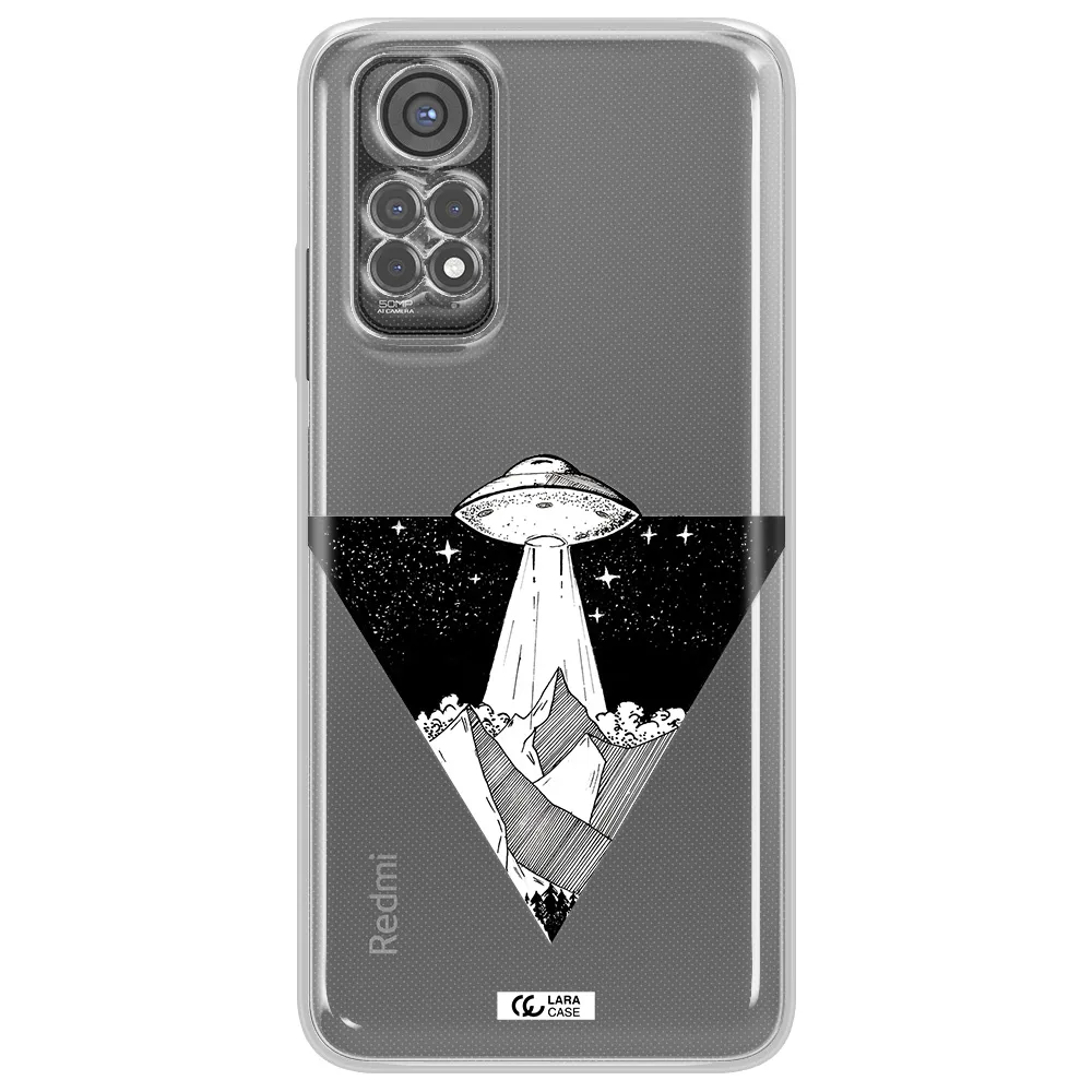 A Triangle With A Ufo In The Sky Xiaomi Redmi Note 11S Clear Tpu Case