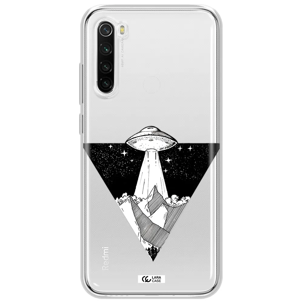 A Triangle With A Ufo In The Sky Xiaomi Redmi Note 8T Clear Tpu Case