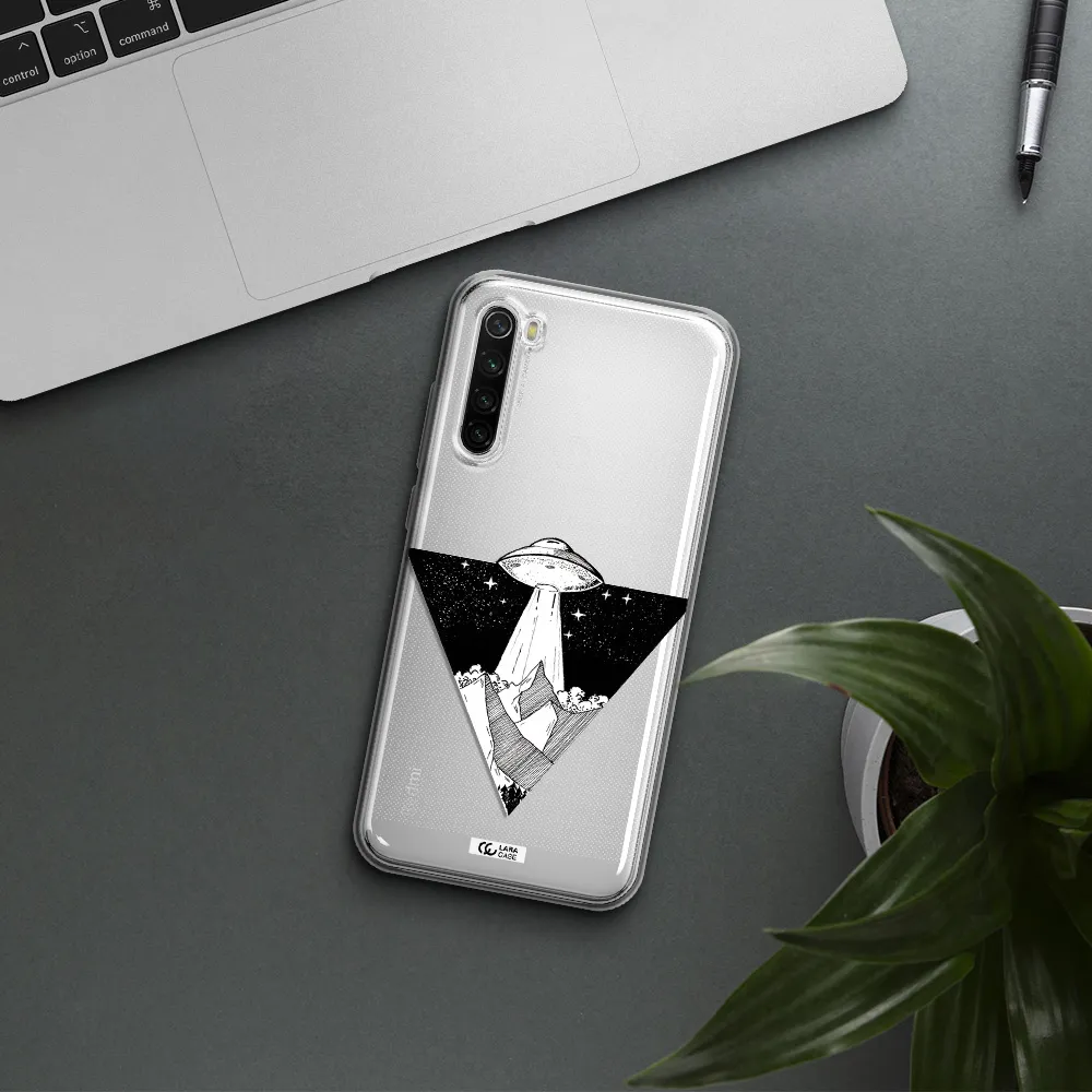 A Triangle With A Ufo In The Sky Xiaomi Redmi Note 8T Clear Tpu Case