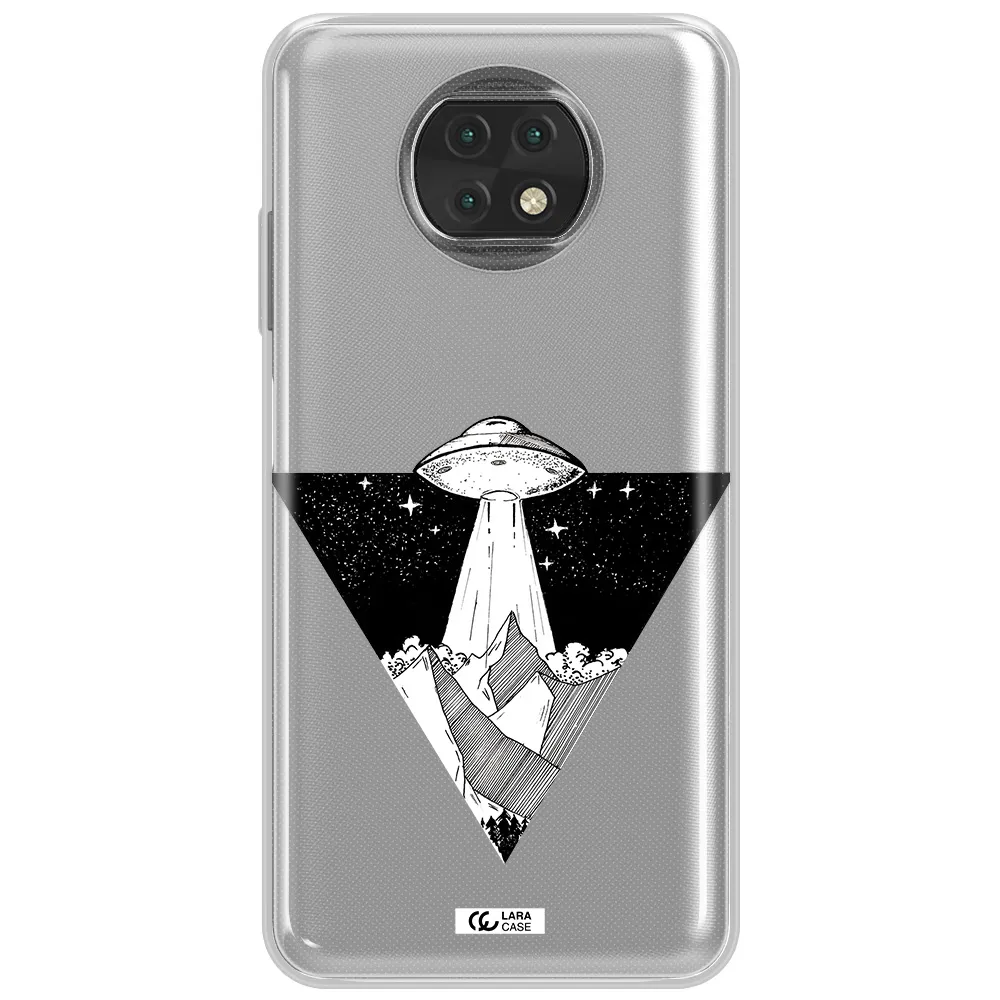 A Triangle With A Ufo In The Sky Xiaomi Redmi Note 9T Clear Tpu Case