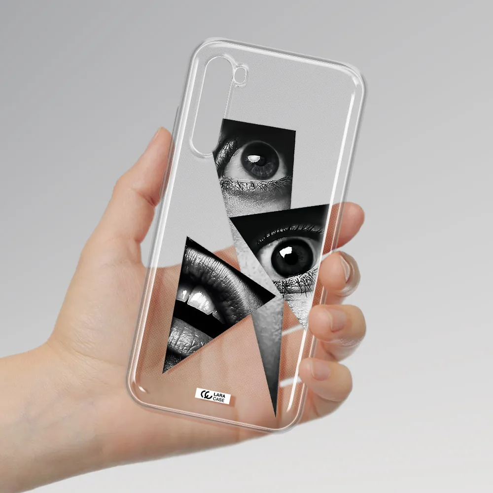 A Close-Up Of A Woman's Eyes And Lips Xiaomi Redmi Note 8T Clear Tpu Case