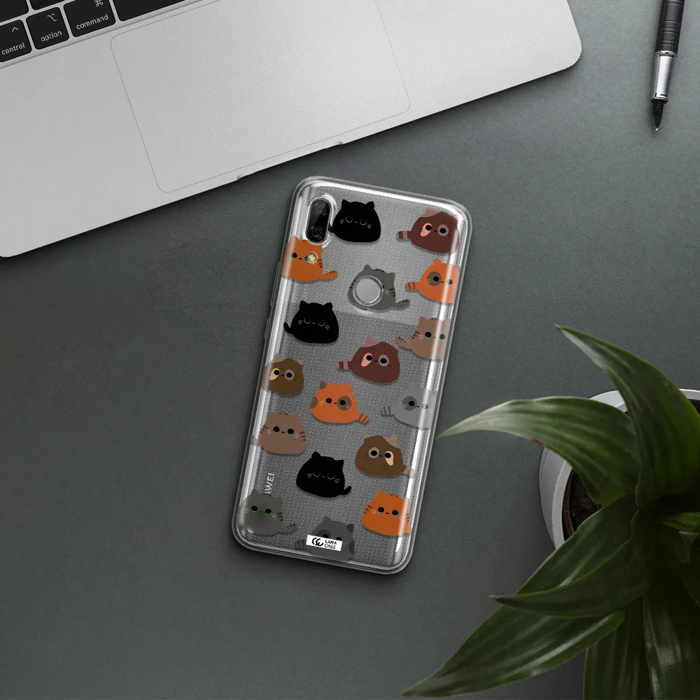 a group of cats with different colors Huawei P Smart Z Clear TPU Case
