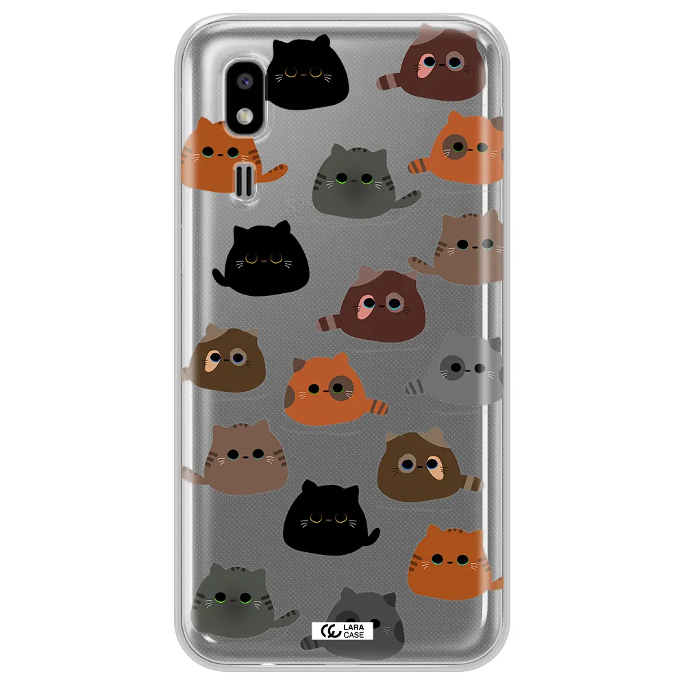 a group of cats with different colors Samsung A2 Core Clear TPU Case