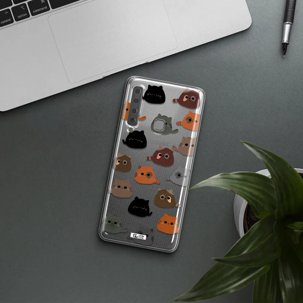 a group of cats with different colors Samsung A9 2018 Clear TPU Case