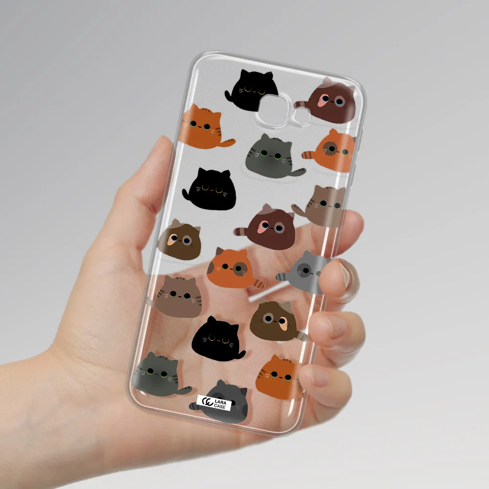 a group of cats with different colors Samsung J5 Prime Clear TPU Case