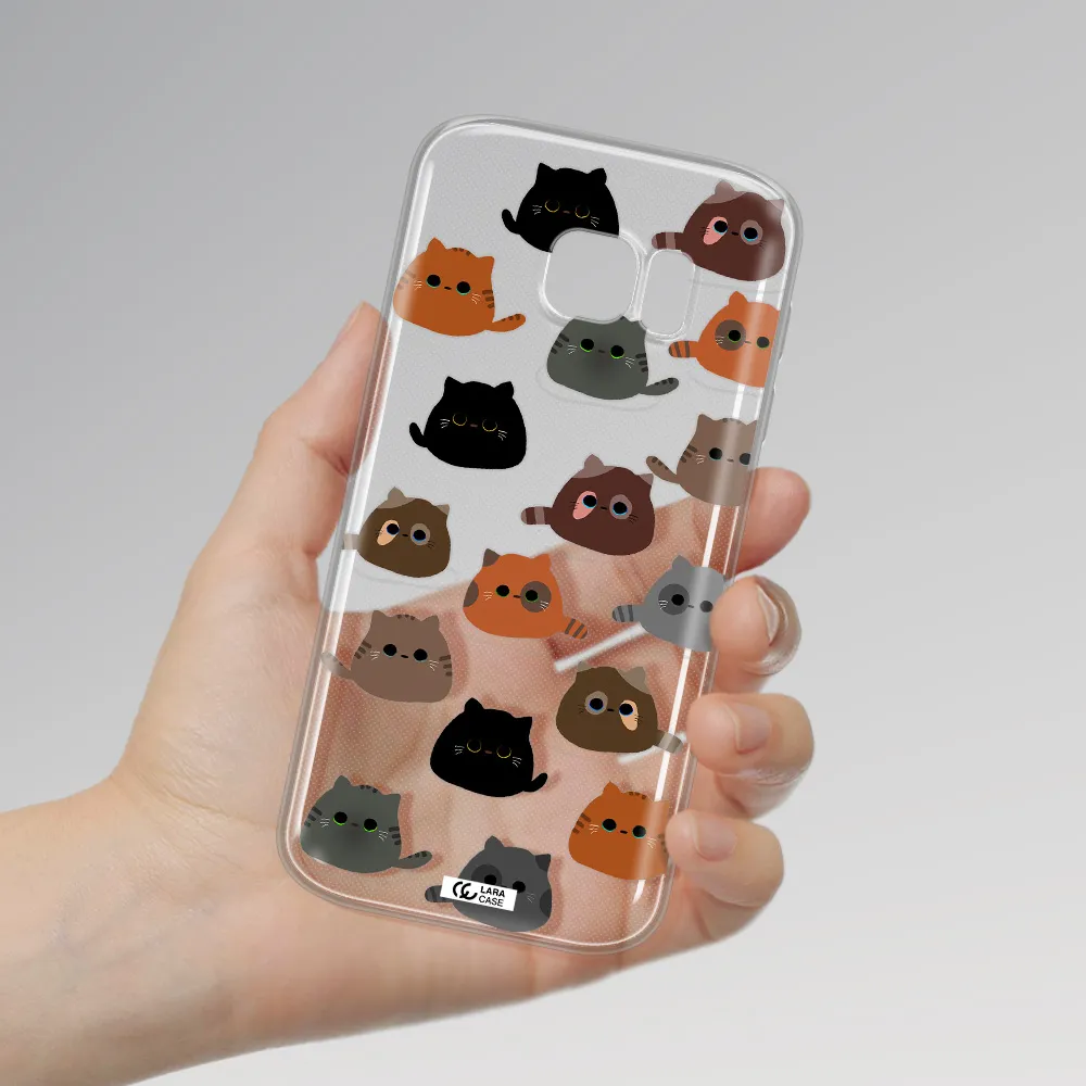 a group of cats with different colors Samsung S 7 Clear TPU Case