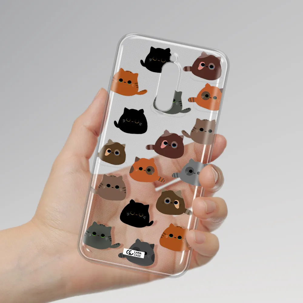 A Group Of Cats With Different Colors Xiaomi Redmi 8 Clear Tpu Case
