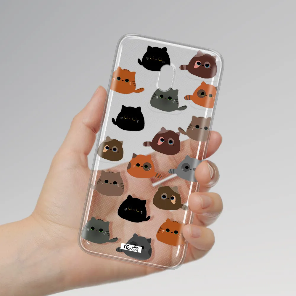 a group of cats with different colors Xiaomi Redmi 8A Clear TPU Case