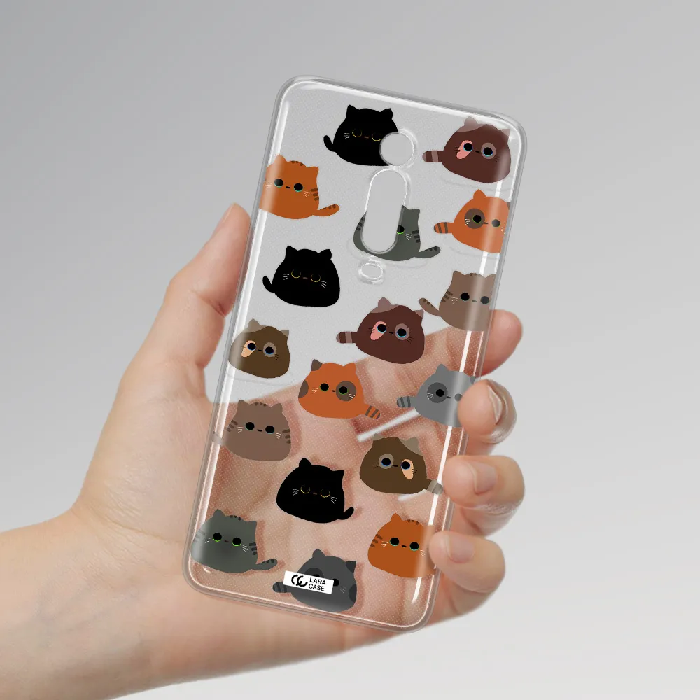 A Group Of Cats With Different Colors Xiaomi Redmi K20 Clear Tpu Case