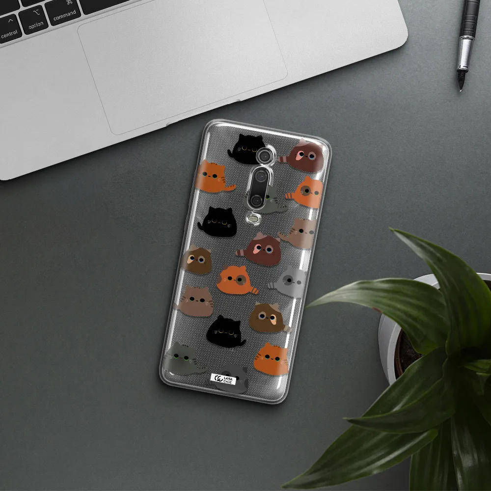 A Group Of Cats With Different Colors Xiaomi Redmi K20 Clear Tpu Case