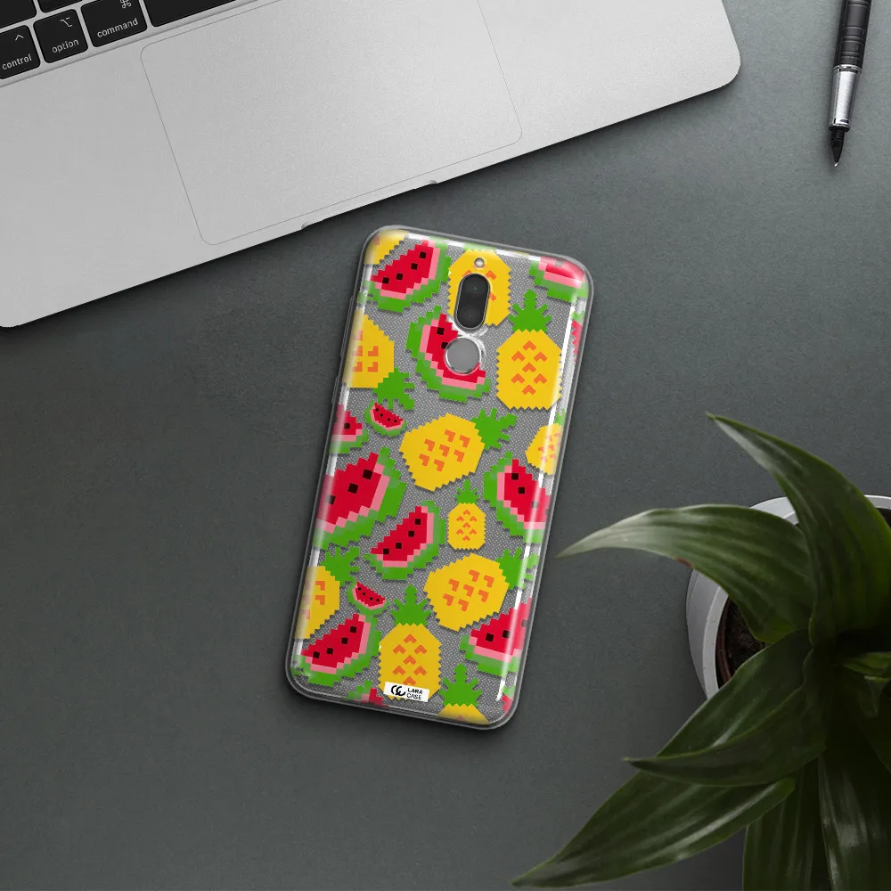 a pattern of watermelon and pineapples Huawei Mate 10 Lite Clear TPU Case