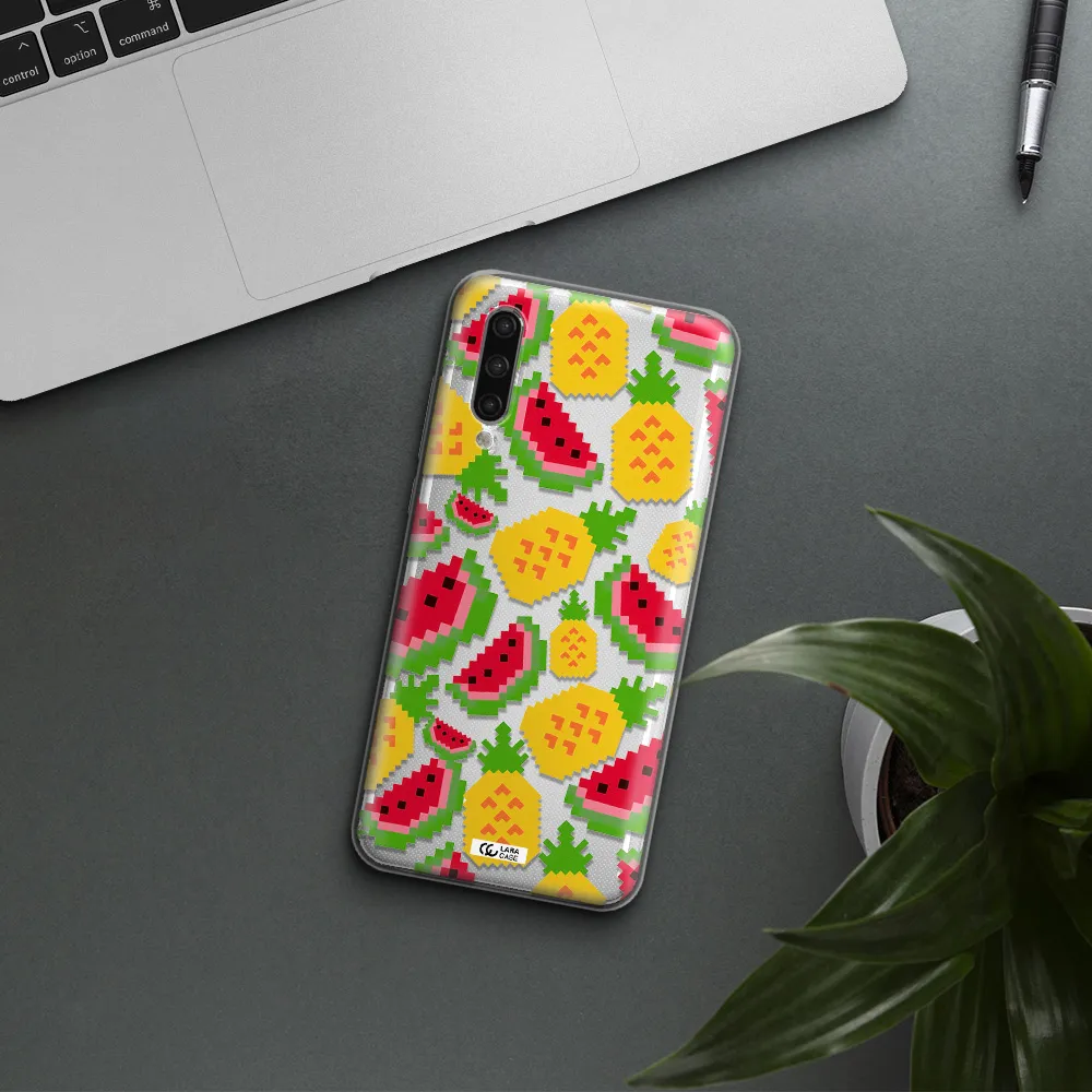 A Pattern Of Watermelon And Pineapples Xiaomi Mi 9 Lite Clear Tpu Case