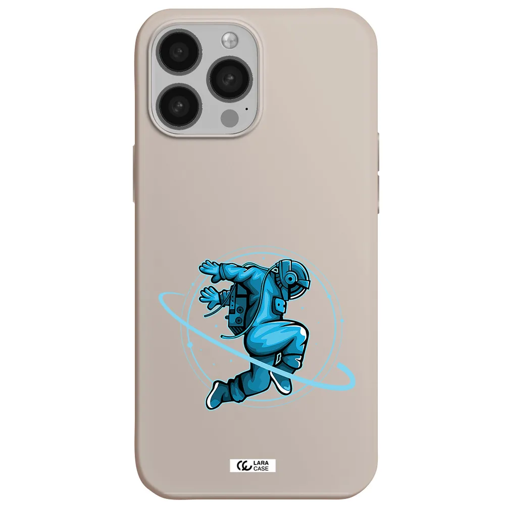 a cartoon of a man skating Apple iPhone 13 Pro Max Silicone Stone Case