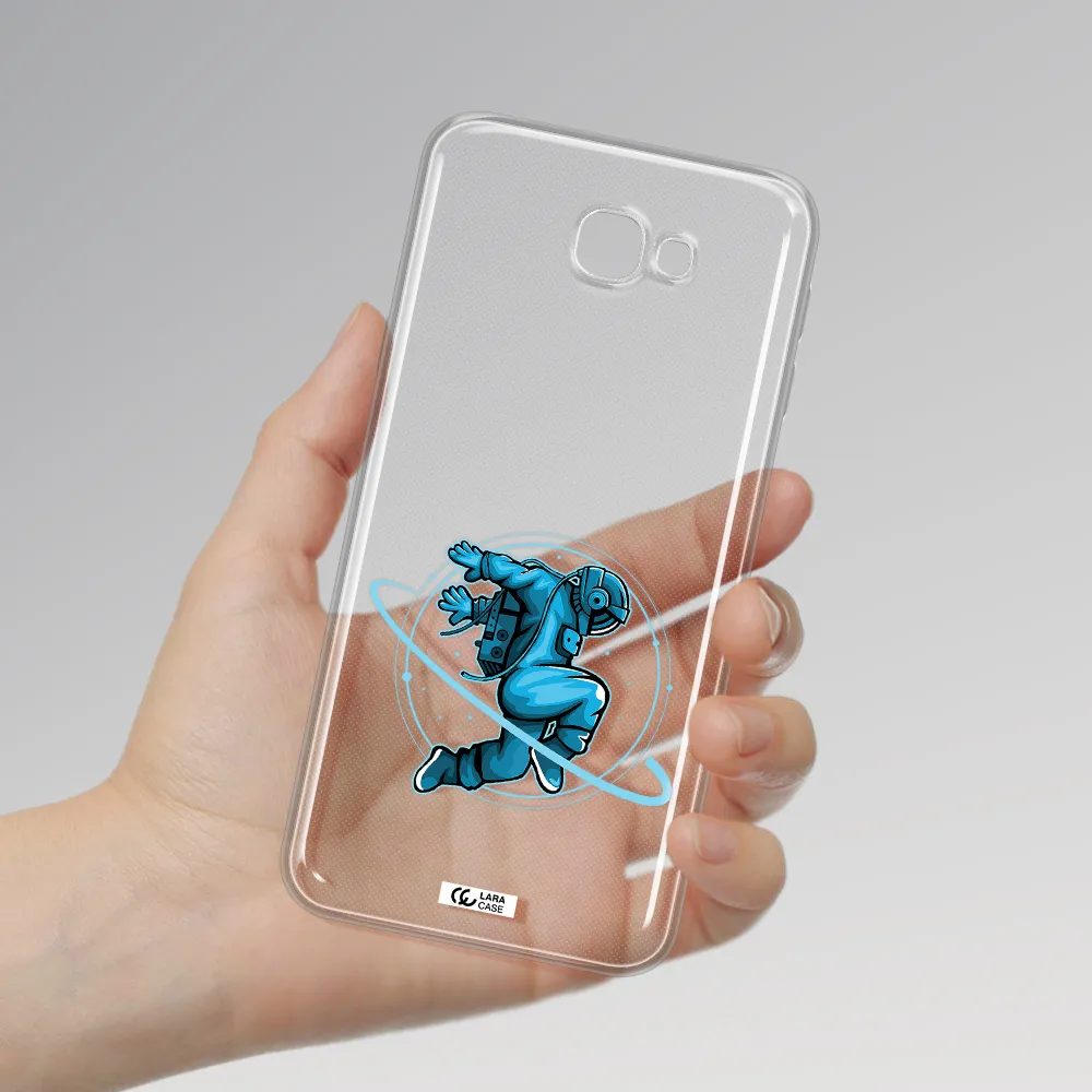 a cartoon of a man skating Samsung J5 Prime Clear TPU Case