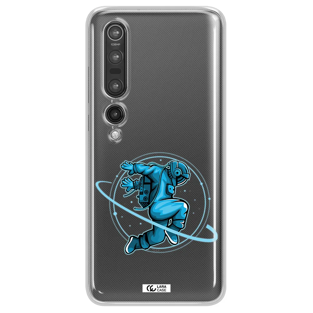 a cartoon of a man skating Xiaomi Mi 10 Pro Clear TPU Case