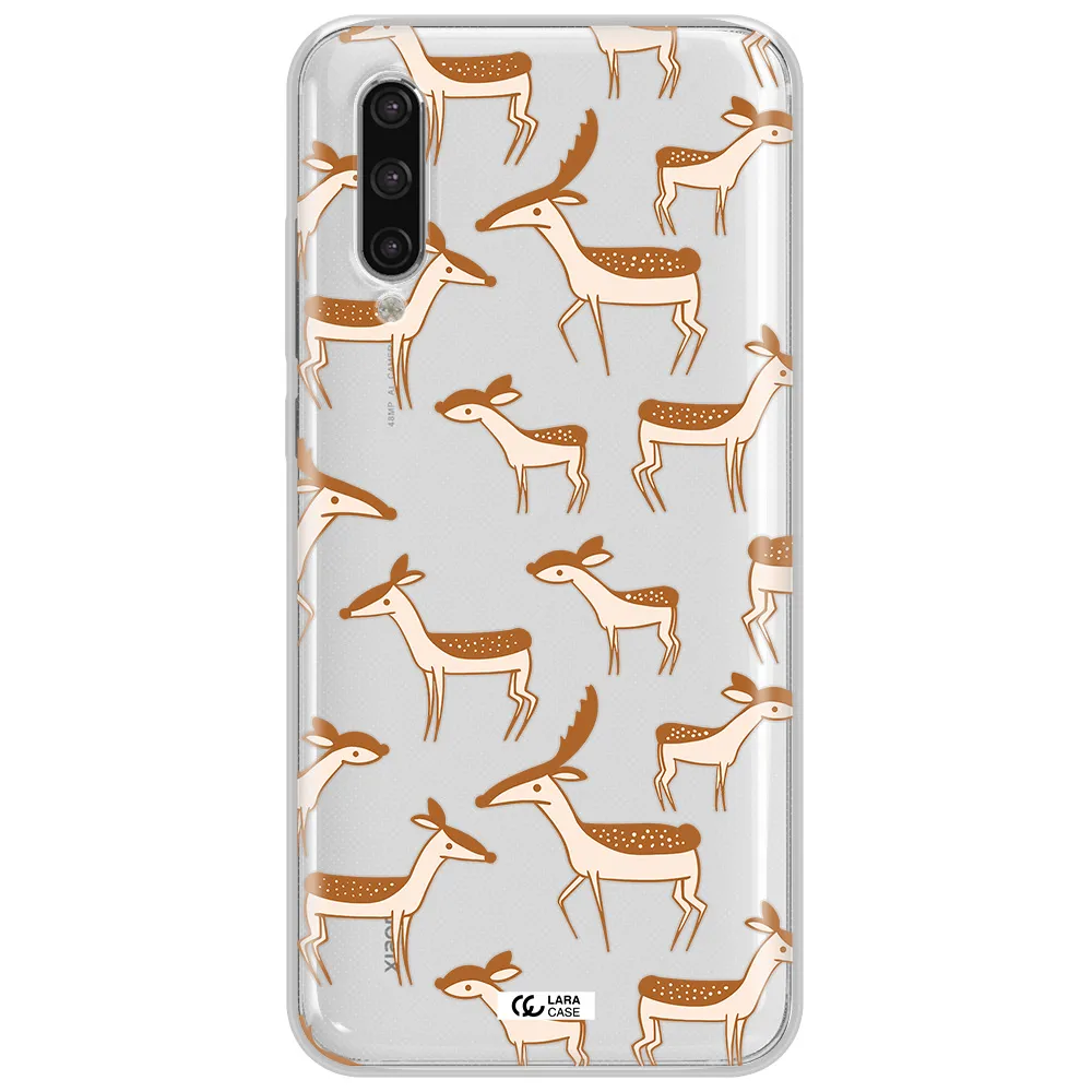A Pattern Of Deer And Fawns Xiaomi Mi 9 Lite Clear Tpu Case
