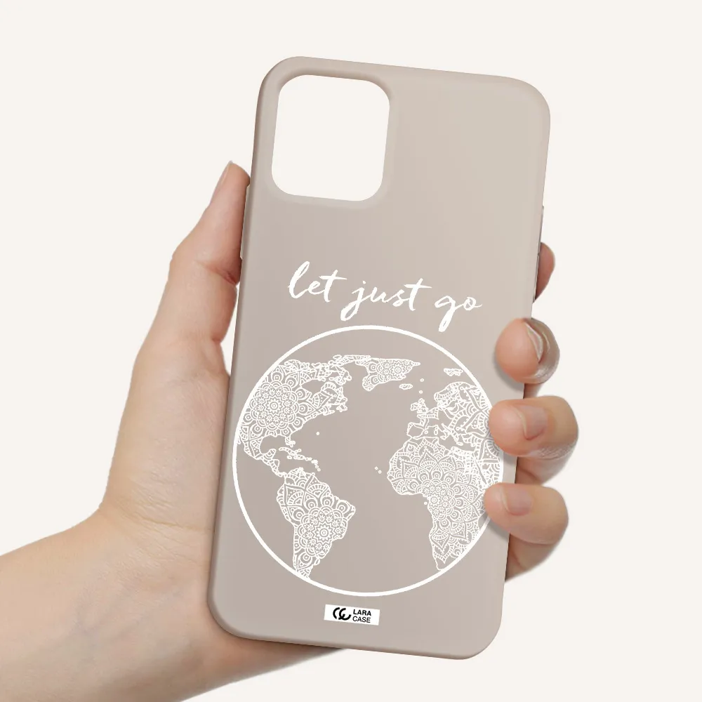 a white background with a circle Apple iPhone 11 pro max Silicone Stone Case