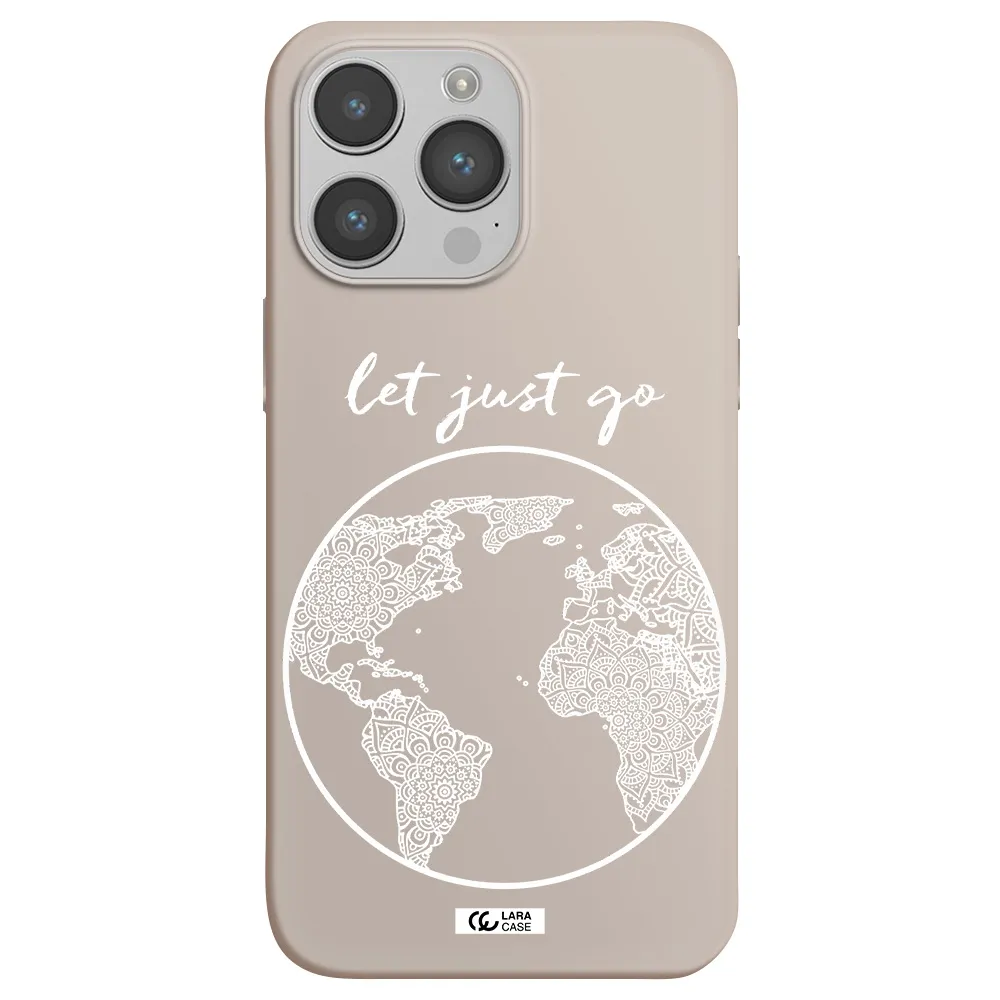 a white background with a circle Apple iPhone 14 pro Silicone Stone Case