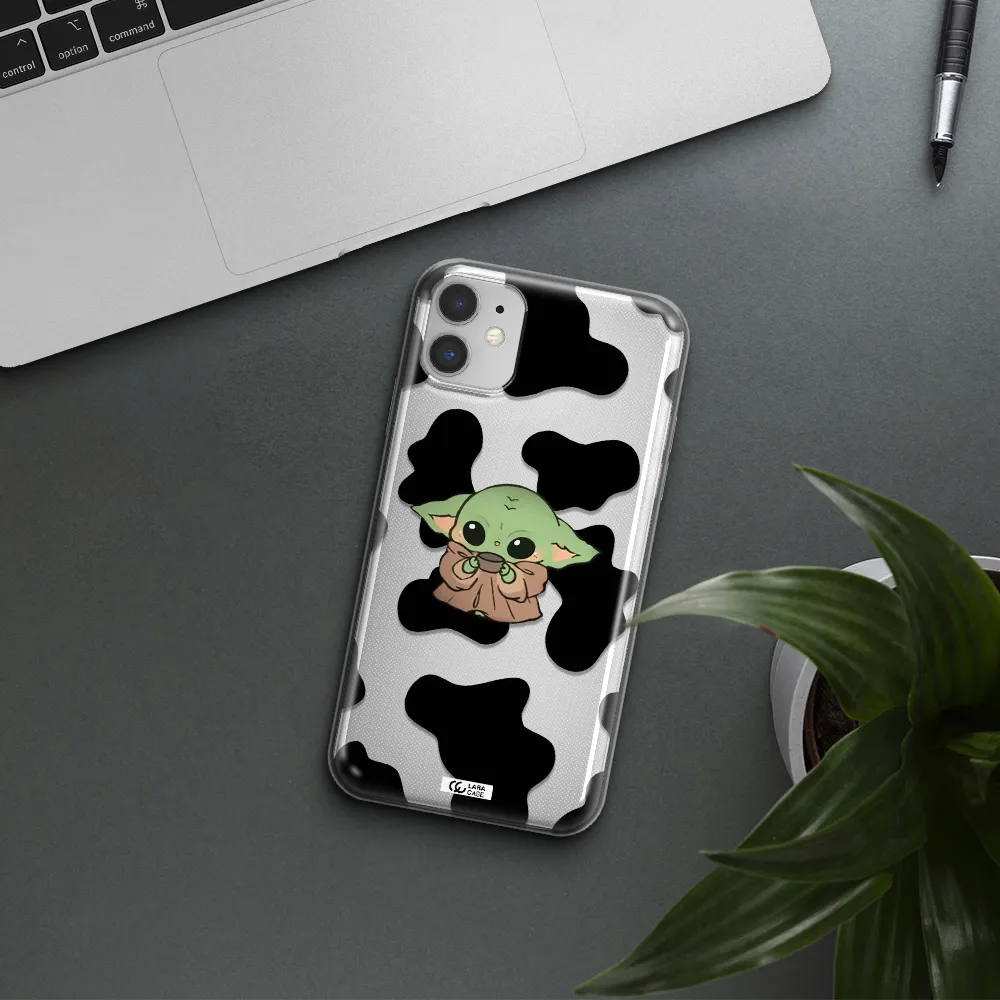 a pattern of different colored shoes Apple iPhone 11 Clear TPU Case