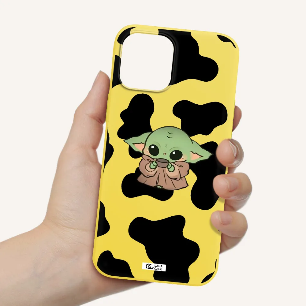 a pattern of different colored shoes Apple iPhone 12 pro max Silicone canary yellow Case