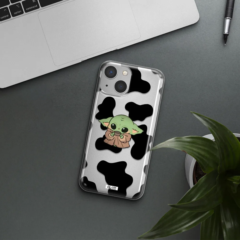 a pattern of different colored shoes Apple iPhone 13 Clear TPU Case