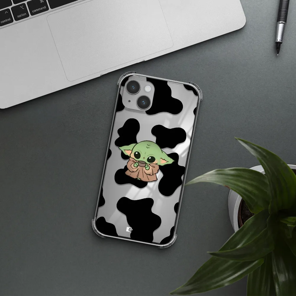 a pattern of different colored shoes Apple iPhone 14 Clear PC Case