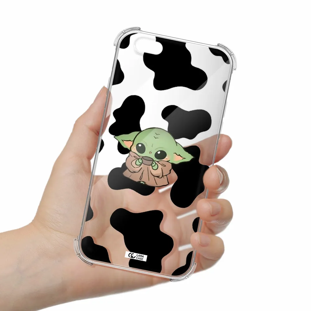 a pattern of different colored shoes Apple iPhone 6 Clear PC Case