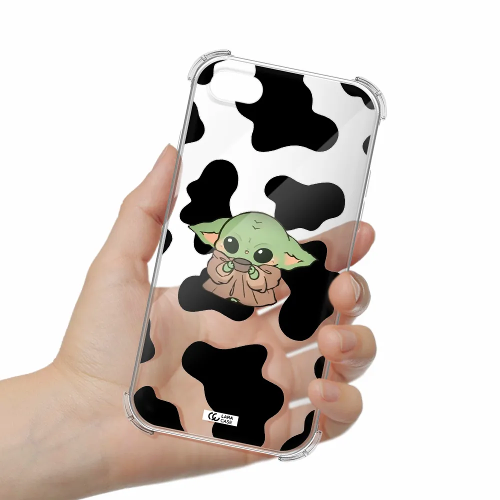 a pattern of different colored shoes Apple iPhone 8 Clear PC Case