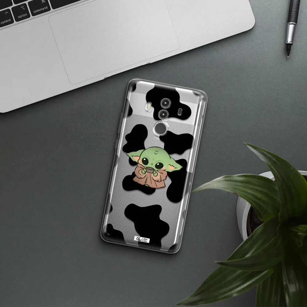 a pattern of different colored shoes Huawei Mate 10 Clear TPU Case