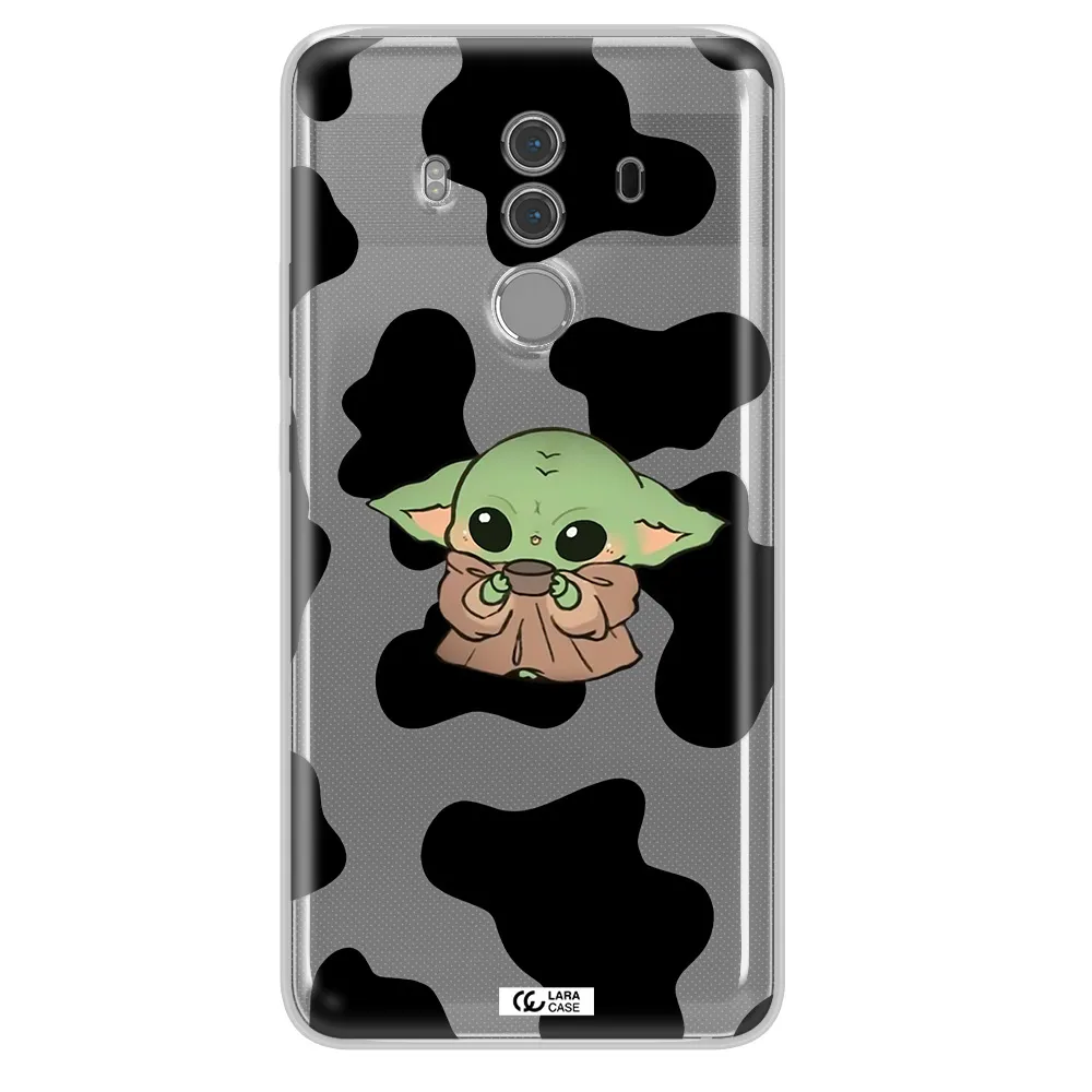 a pattern of different colored shoes Huawei Mate 10 Pro Clear TPU Case