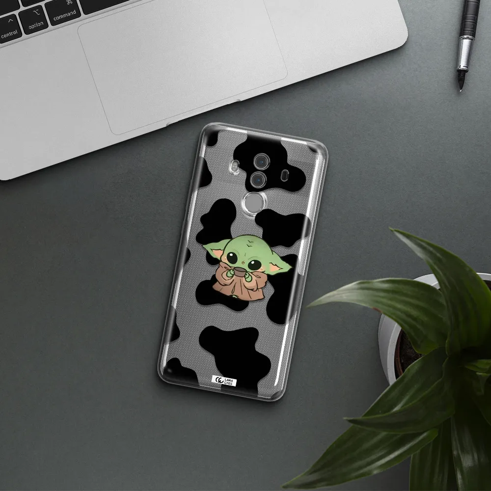 a pattern of different colored shoes Huawei Mate 10 Pro Clear TPU Case