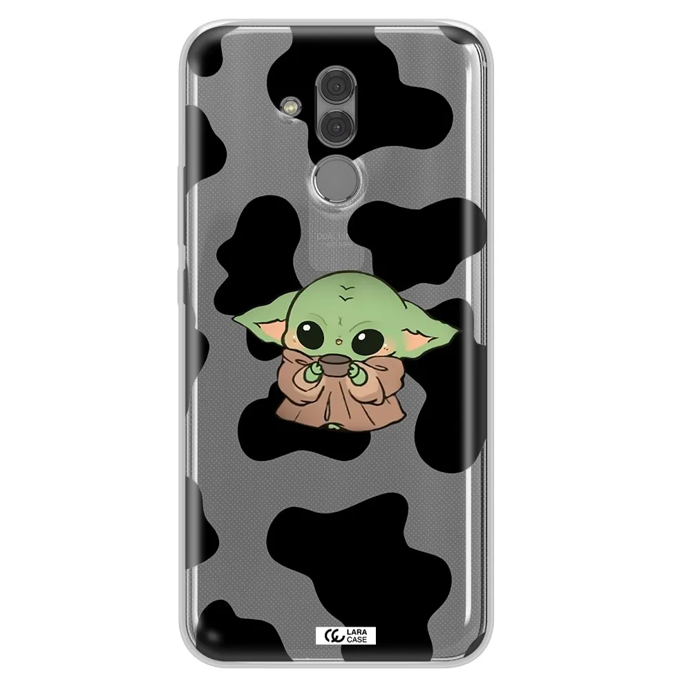 a pattern of different colored shoes Huawei Mate 20 Lite Clear TPU Case