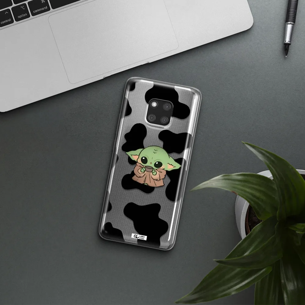 a pattern of different colored shoes Huawei Mate 20 Pro Clear TPU Case