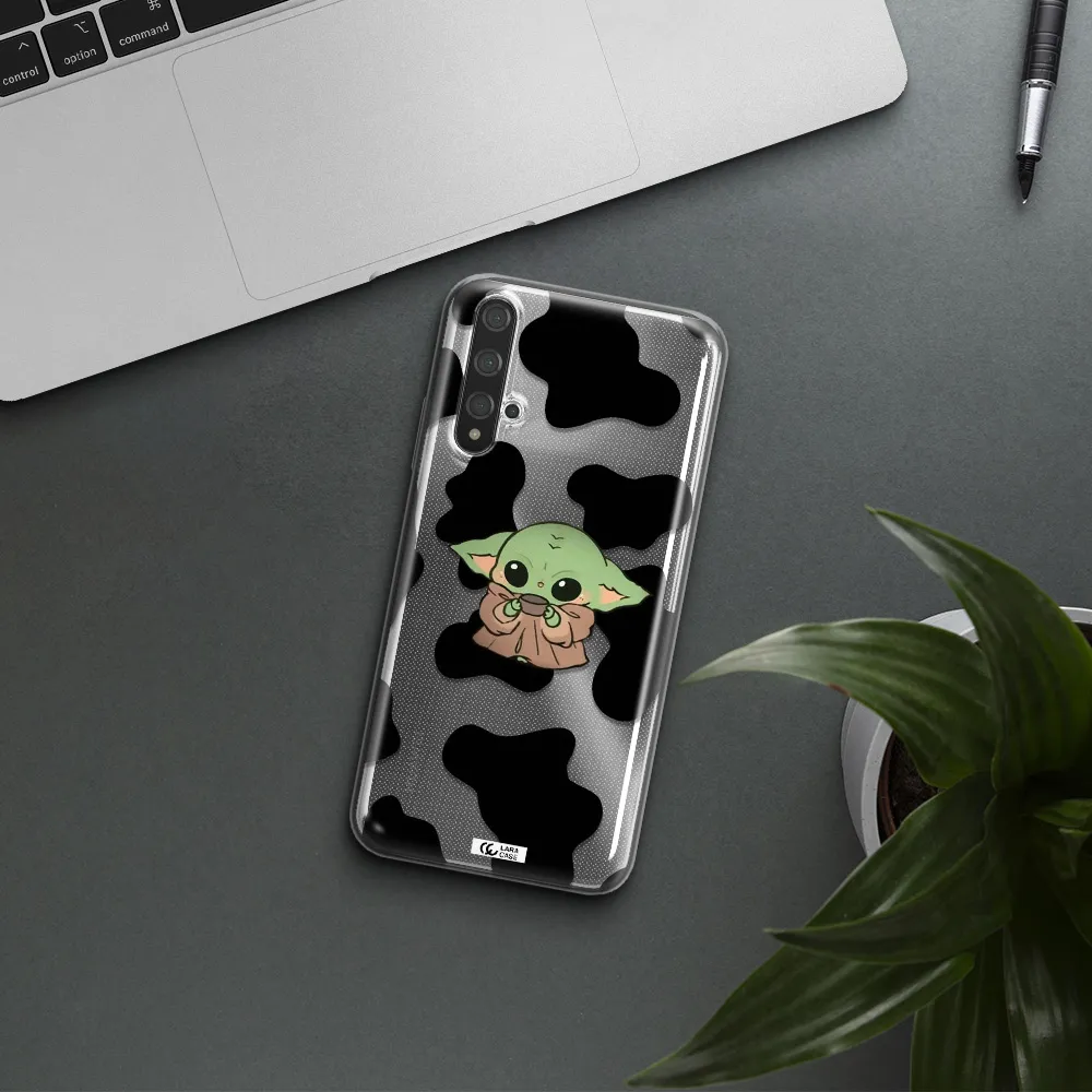 a pattern of different colored shoes Huawei Nova 5t Clear TPU Case