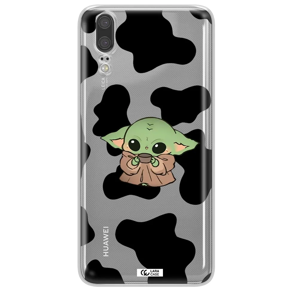 a pattern of different colored shoes Huawei P20 Clear TPU Case