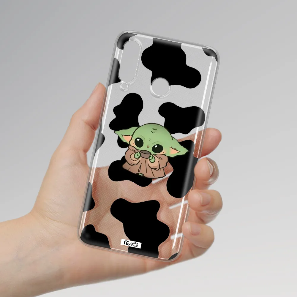 a pattern of different colored shoes Huawei P30 Lite Clear TPU Case