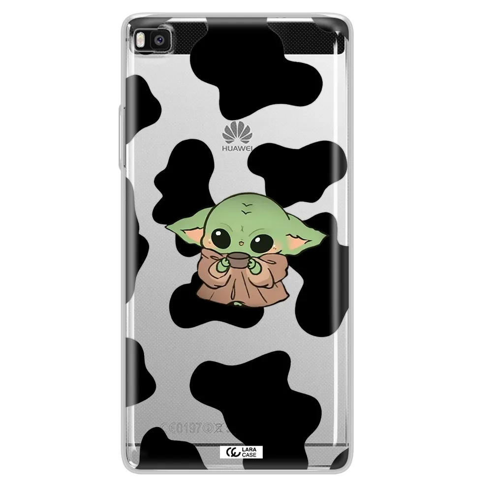 a pattern of different colored shoes Huawei P8 Clear TPU Case