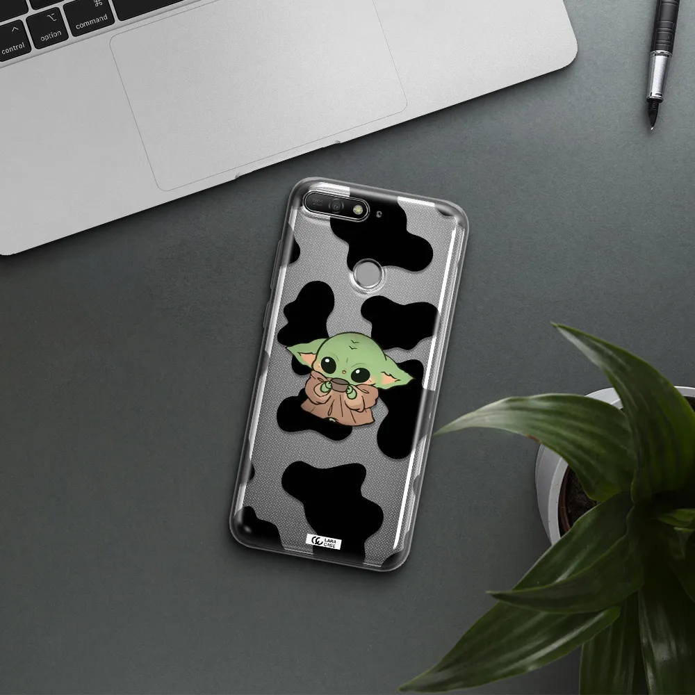 a pattern of different colored shoes Huawei Y6 Prime 2018 Clear TPU Case