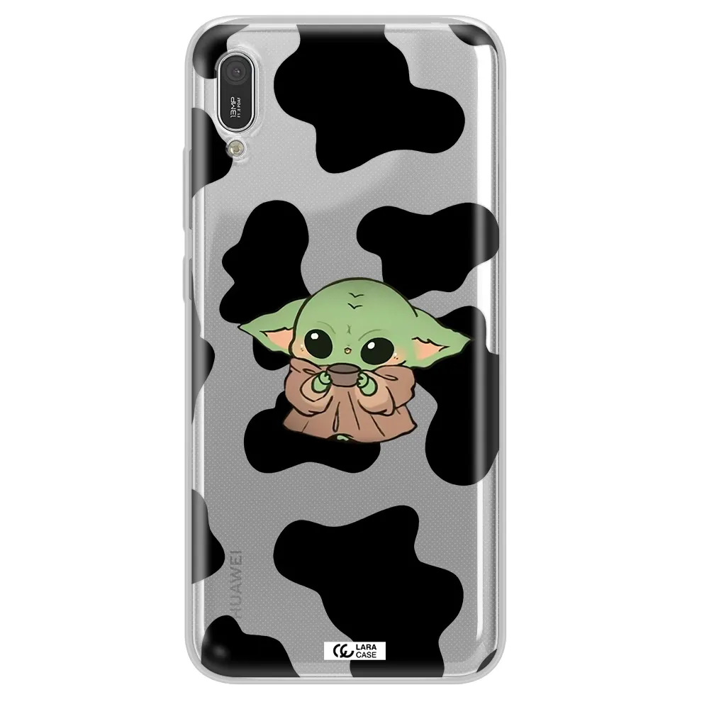 a pattern of different colored shoes Huawei Y6 Pro 2019 Clear TPU Case