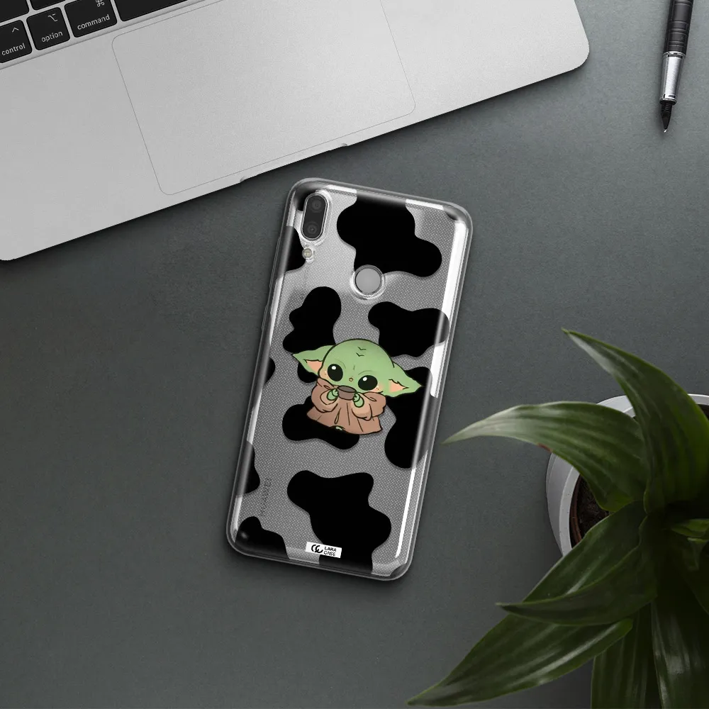 a pattern of different colored shoes Huawei Y7 2019 Clear TPU Case