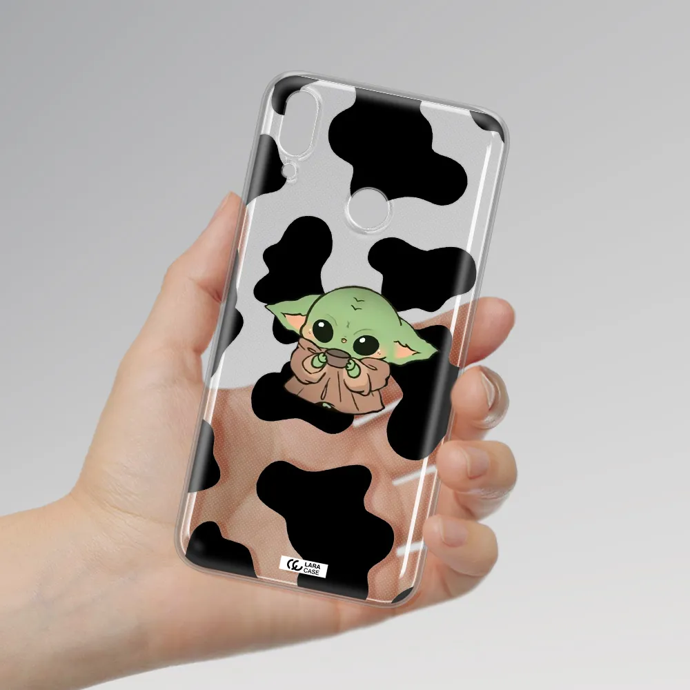 a pattern of different colored shoes Huawei Y9 2019 Clear TPU Case